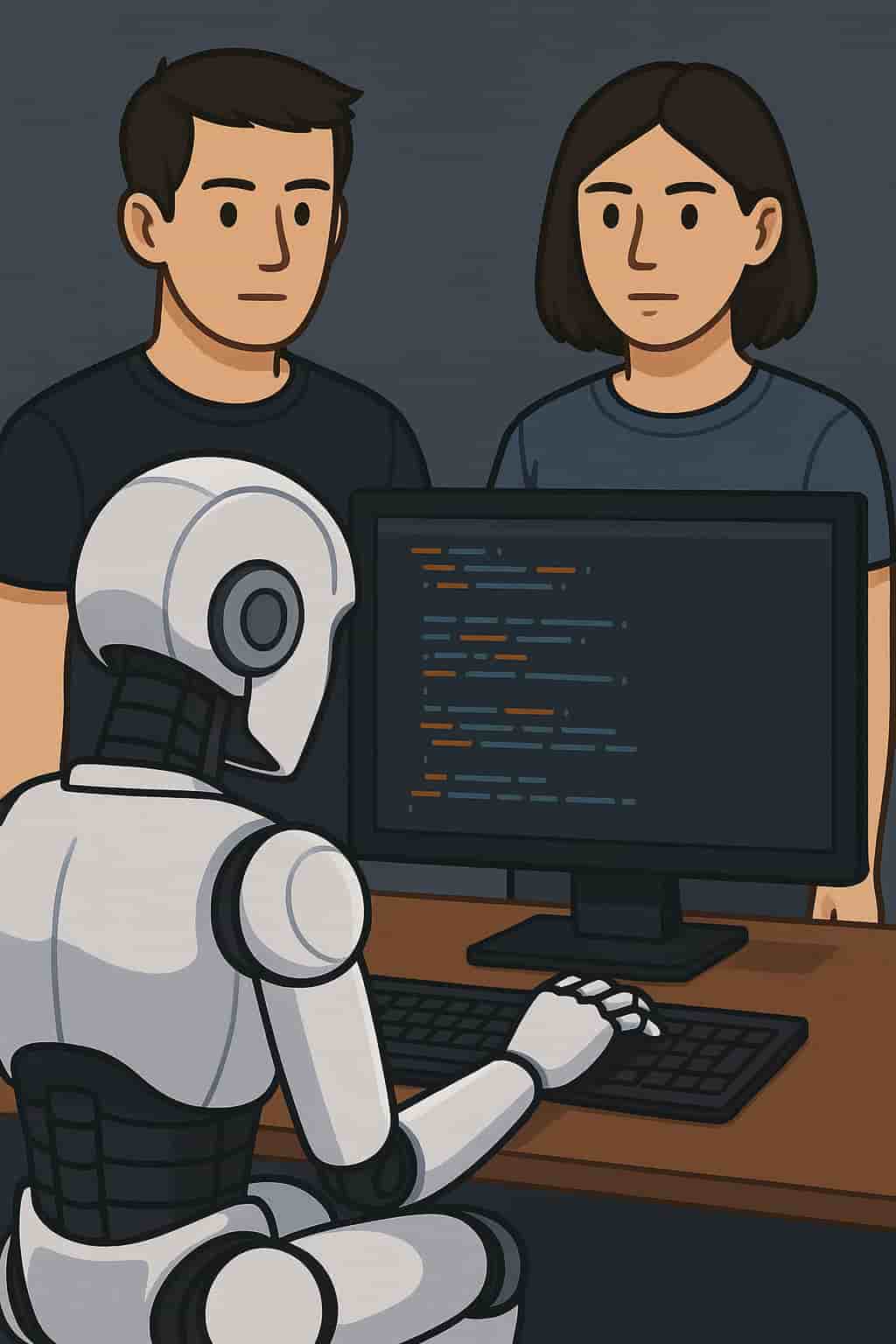 AI Generated image of AI Coaching. Generated with ChatGPT 5