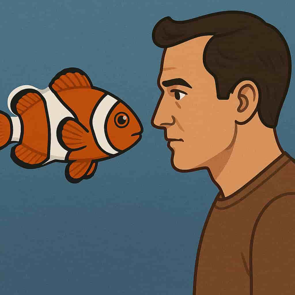 AI-generated illustration: Marine biologist meets programmer - Generated with ChatGPT 5